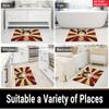 Anime Straw Hat Boy Grin Doormat, Cartoon Pirate Non-slip Floor Mat, Decorative Entrance Rug for Home Living Room Bedroom
