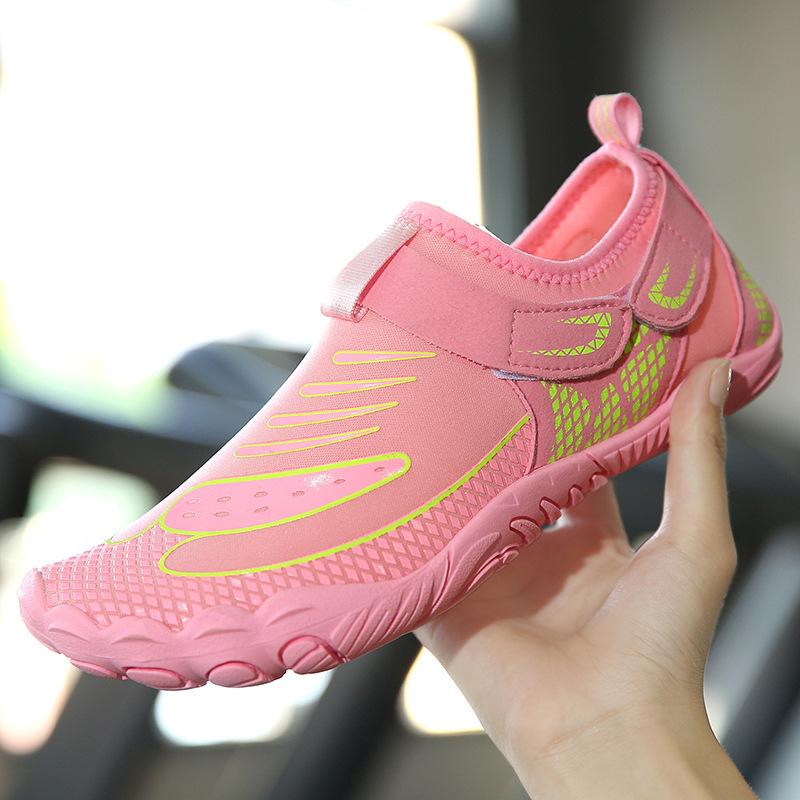 Women's & Men's Lightweight Non-Slip Indoor Fitness Shoes: Soft Sole, Shock Absorption, Silent for Jump Rope, Yoga, Squats, & Deadlifts