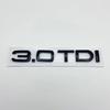 Car 3D ABS 2.0 3.0 TDI Trunk Letters Logo Displacement Badge Emblem Decals Sticker For 181a A1 A3 A4 A5 A6 A7 A8 Q2 Q3 Q5 Q7a181