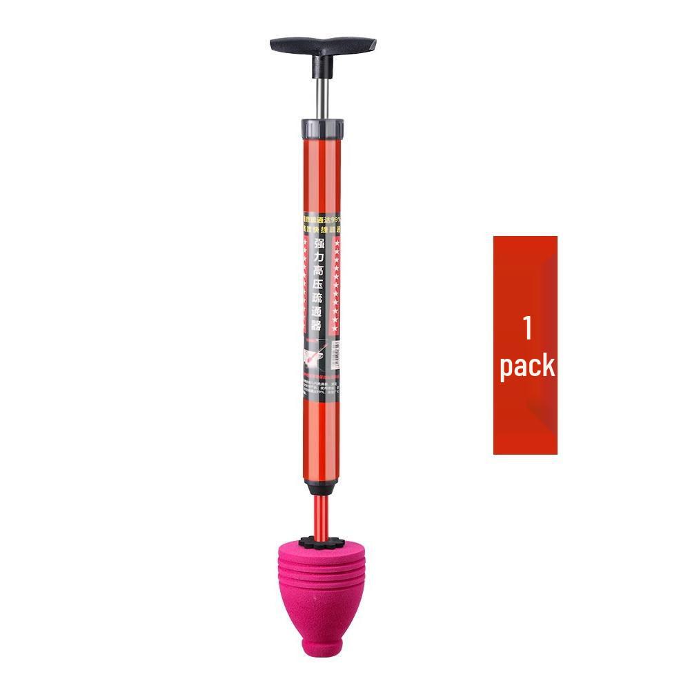 High-Pressure Toilet Unclogger Tool for Drain and Bowl Blockages