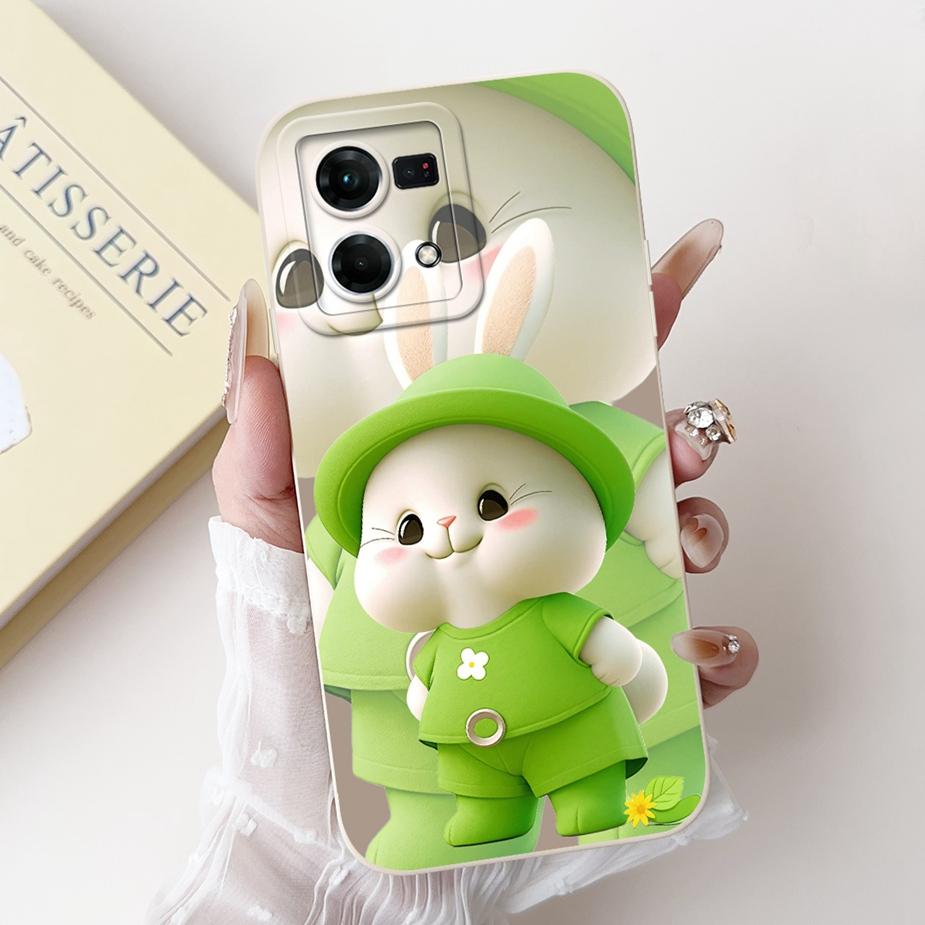 For Oppo F21 Pro 4G Case Reno7 4G CPH2363 Stylish Candy Painted Cover Soft TPU Phone Case For Oppo Reno8 Reno 7 F21Pro 4G Fundas