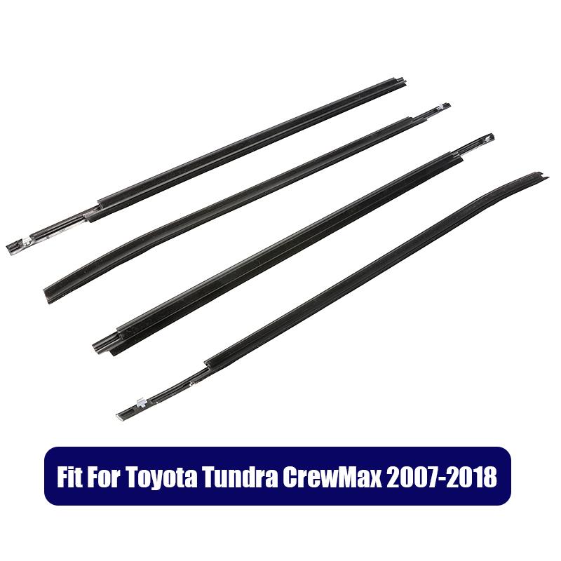 4 Buc. Cheder Geam Ușă Auto Etanșare Impermeabilă Pentru Toyota Land Cruiser/Prado 2003-2018/Lexus GX470 2003-2009