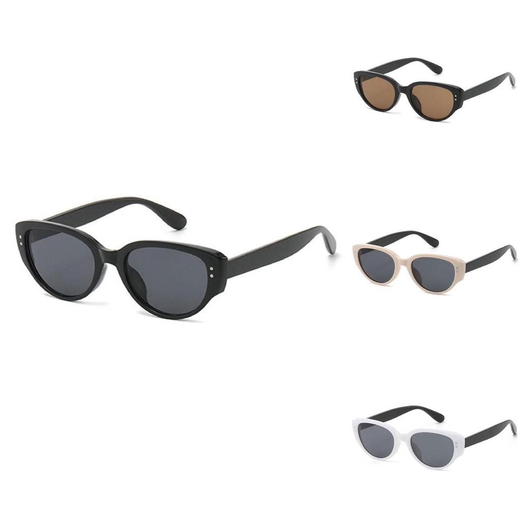 Women Modern Minimalist Cat Eye Sunglasses Summer Outdoor Protection Sun