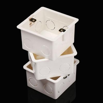 Professional PVC Plastic Light Touch Switch Cassette Concealed Bottom Junction Wall Mounting Box