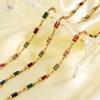 Women'S Necklace South American Sparkling Color Matching Glass Stone Necklace Sexy Necklace