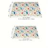 1pc Vibrant Marine Life Flannel Throw Blanket - Cozy, Soft, and Warm with Dolphins, Crabs, and Sea Plants Print - Ideal for Couc