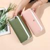 Women Long Wallet Large Capacity PU Leather Clutch Wallet Fashion Trifold Card Holder Coin Purse Lady Organizer Handbag Wrist Wallet