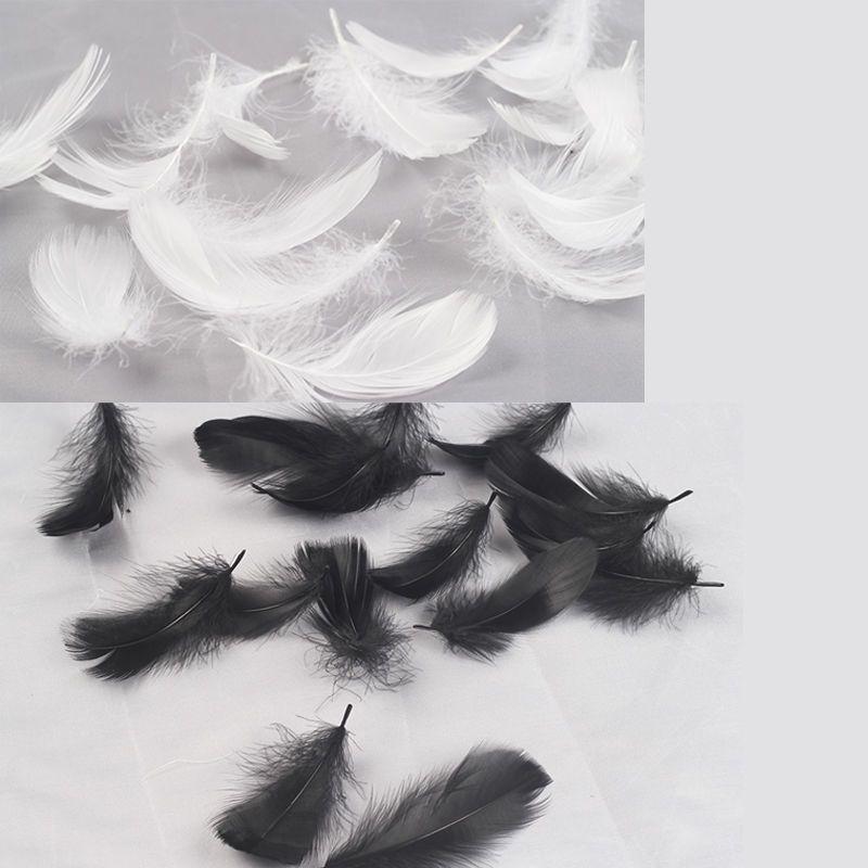 White Feather and Fur Backdrop Props for Photo Shoots