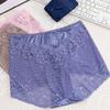 Big Size Lady Summer New Style Sexy Lace Comfortable Hollow Out Without Mark Bag Buttock Briefs