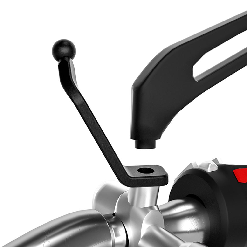 15W Phone Wireless Charge Bracket Extension Bracket Black B For Moto Scooter