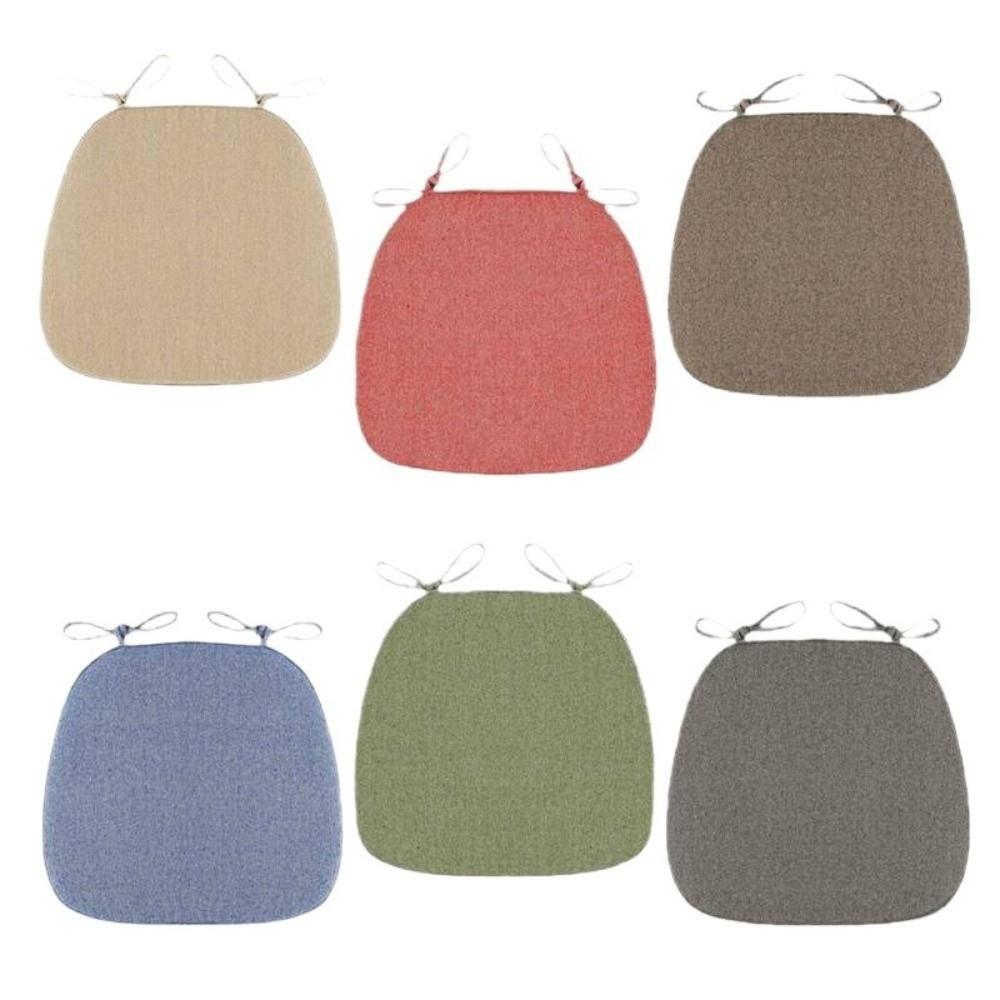Soft Dining Chair Cushion Comfortable Chair Pad Simple Sanding Seat Pad Seat Cushion