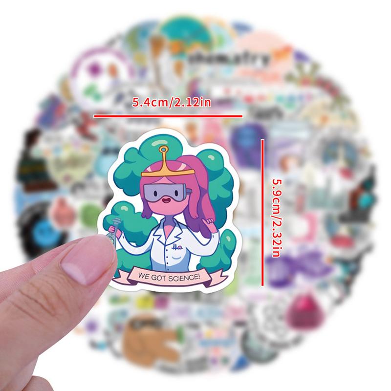 Cute Biology Stickers Biology Sticker Pack Decal 110x Skateboard Cycle Decor Waterproof Stickers For Water Bottle & Laptop &