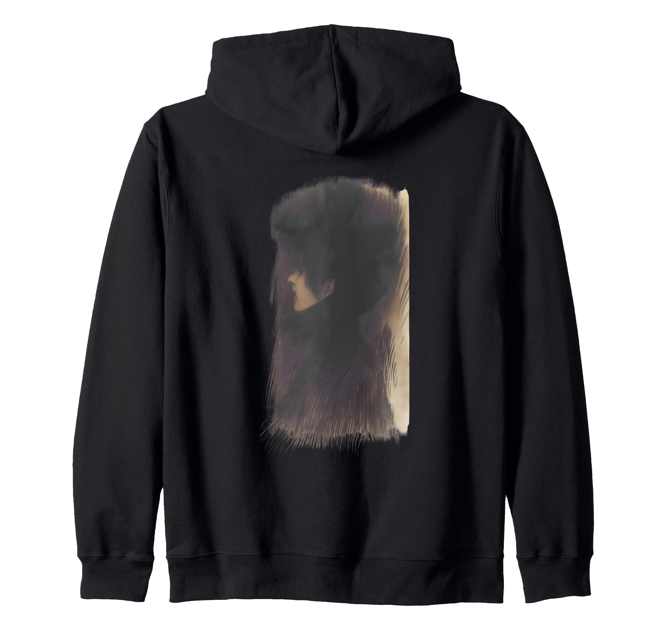 

худи «Девушка в плаще» Густава Климта (1898 г.) На молнии чёрный