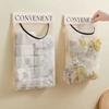 Wall Mounted Large Capacity Storage Bag Kitchen Garbage Bag Clutter Organizer Velcro Storage Pocket Multi-Purpose High Elastic
