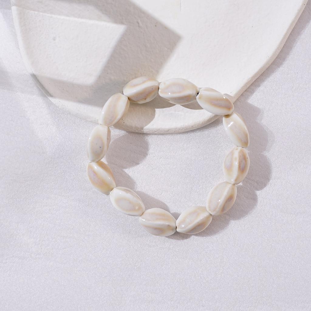 Ceramic new fashion flower glaze bead bracelet multi-color leisure ethnic style student