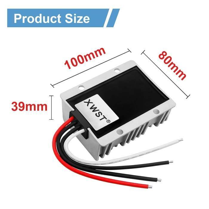 Convertisseur stabilisateur - xwst - cc12v 24v vers 24v - 30a - 720w - régulateur de tension