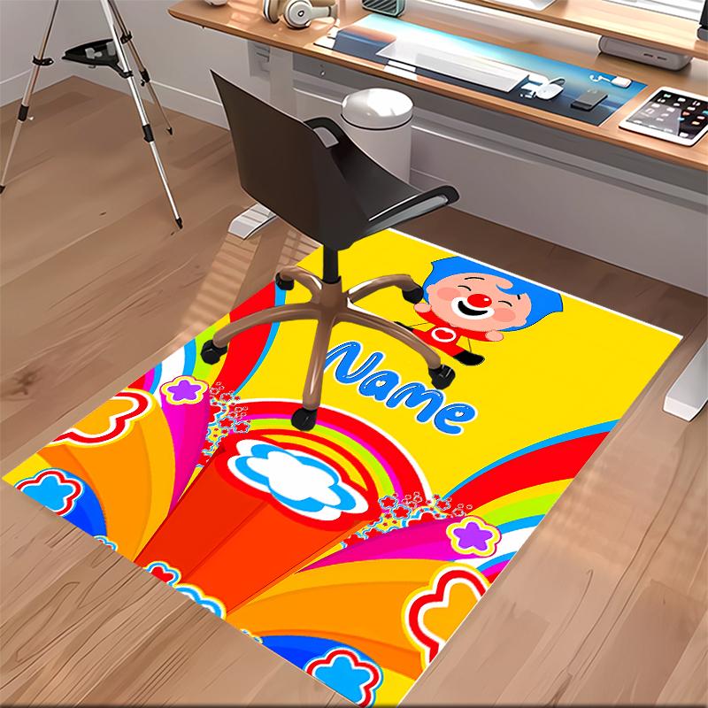Custom Personalization Plim Plim Print Area Rug - Soft, Washable Non-Slip Indoor Mat,Living Room,Home&Office Decorative Rug