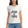 Jesus He Is Risen Unisex Cotton T Shirt, Premium Cotton Print,Durable And Long Lasting, Casual Fashion,Featuring The Cross And Crown Of Thorns Artwork