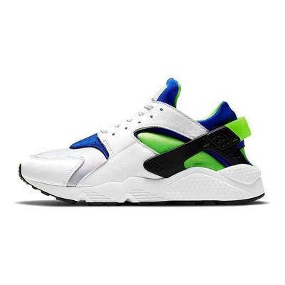 Mens Air Huarache Scream Green 2021 Unisex Sneakers White Royal-Blue Black DD1068-100