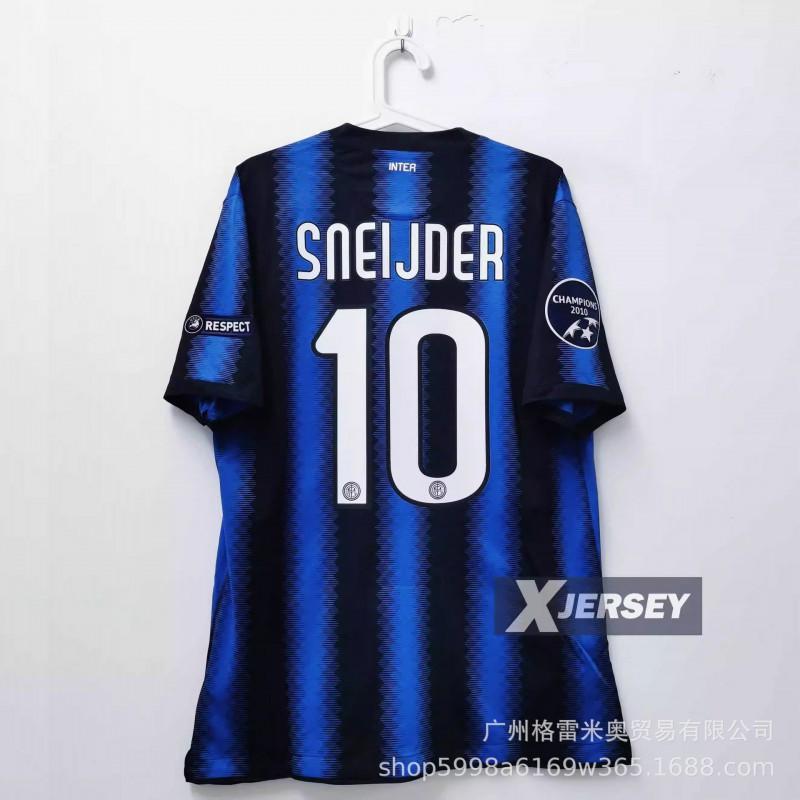 Klasické Retro Fotbalové Dresy Evropské Top Ligy Barcelona 2006 AC Milán 09/10 Inter Fotbalové Tréninkové Dresy