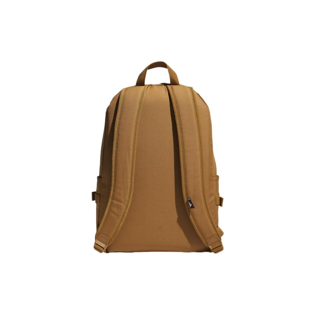 Adidas Trendy Sports Adjustable Shoulder Strap Zipper Large Capacity Recyclable Polyester Backpack Unisex Backpack Bronze IK7317