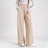 Soft Waxy Cashmere Straight-leg Pants, High Waist Thickened In Autumn and Winter, Loose and Thin, Drape Sports Bundle Casual Pants 2