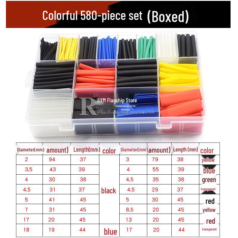 Flame Retardant Heat Shrink Tubing: Flexible, Waterproof Insulating Sleeve for Wiring and Data Cable Protection