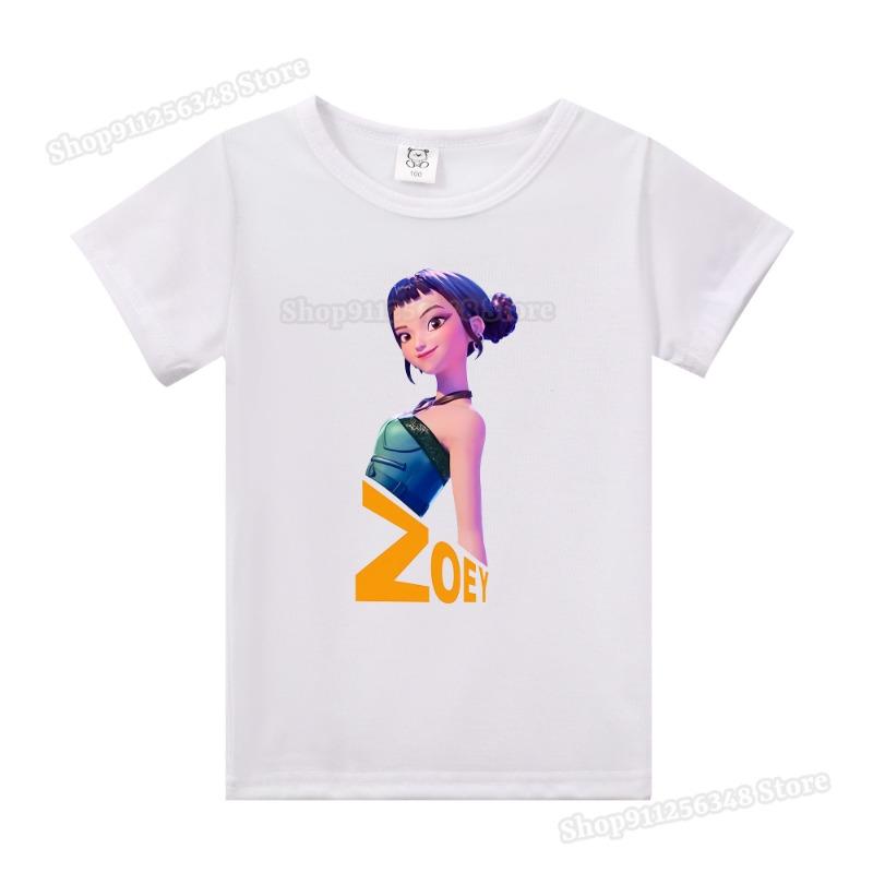 Barneklær Tegneserie Anime K-Pop Demonjegere Trykk T-skjorte Rumi Zoey Mira Topper Huntrix Saja Gutter Derpy Tiger Barneklær