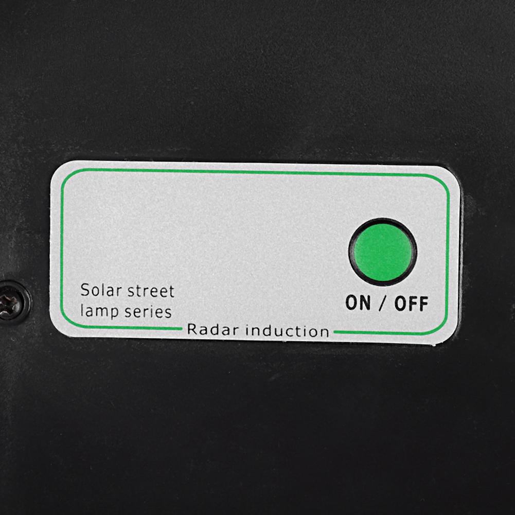 90W LED Solar Powered Street Light Outdoor Radar Sensor Lights Induction Waterproof Lamp