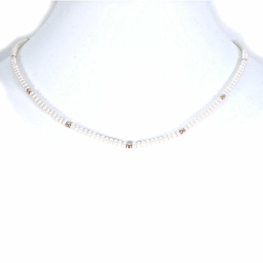 

[Used] K14/ Freshwater Pearl Necklace/j2-4