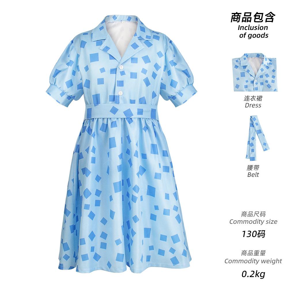 Matilda cosplay costume for musicals, Hortensia children s dress, and the same Matilda cosplay performance costume S&Disney princess