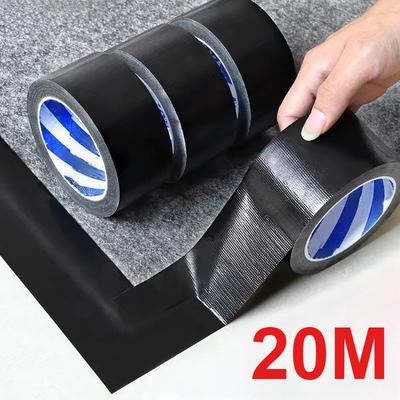 20-meter/roll Super Strong Waterproof Tape - Multi-functional for Carpet, Floor and Repair, No Residue, UV Resistant, Indoor