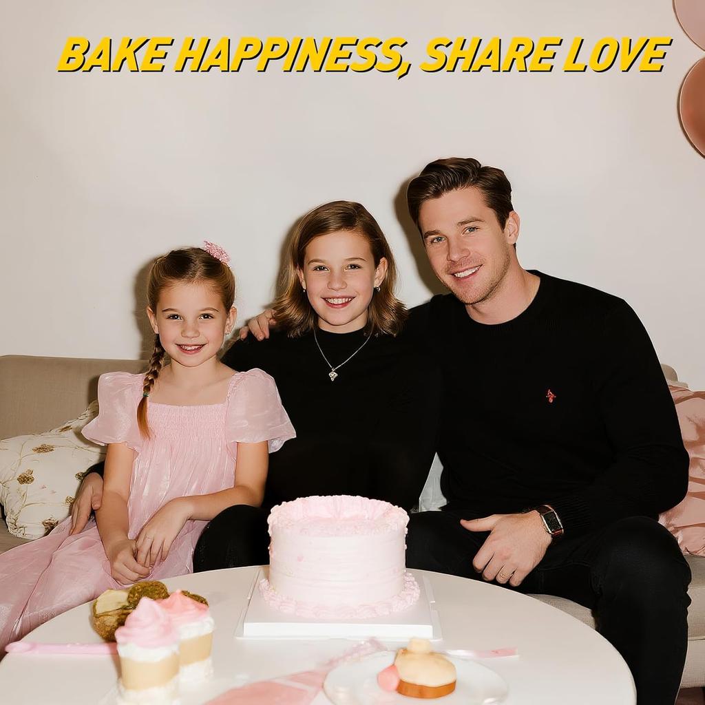 Cake Scraper, 4PCS Clear Acrylic Icing Smoother Stripes Cake Decorating Comb, Edge Smoother Tool for Mousse Butter Cream Decoration, DIY Kitchen