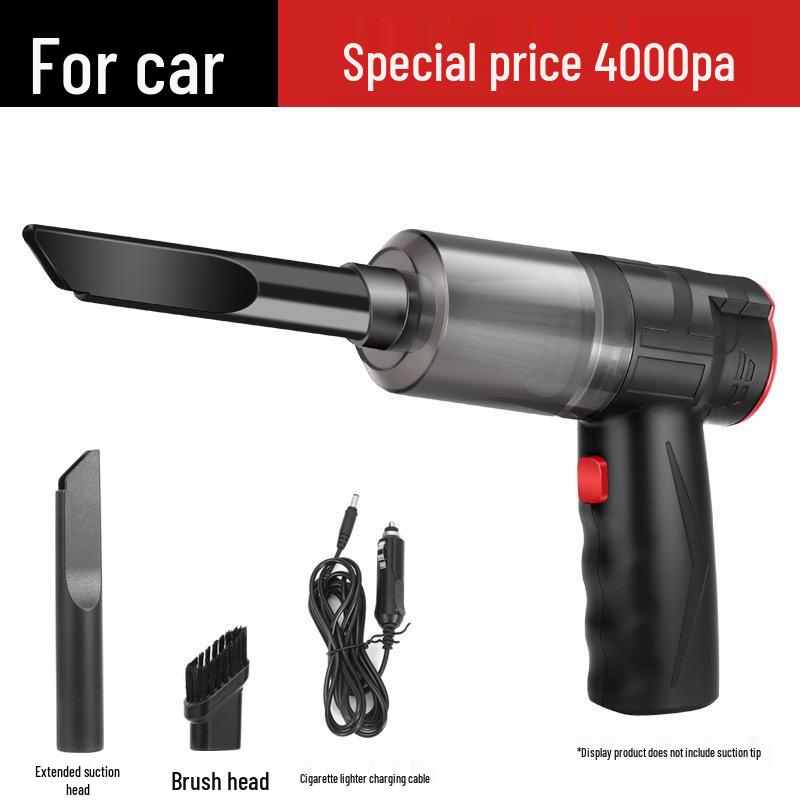 Rechargeable Wireless Car & Home Vacuum Cleaner: Compact Suction & Blowing, Two-in-One