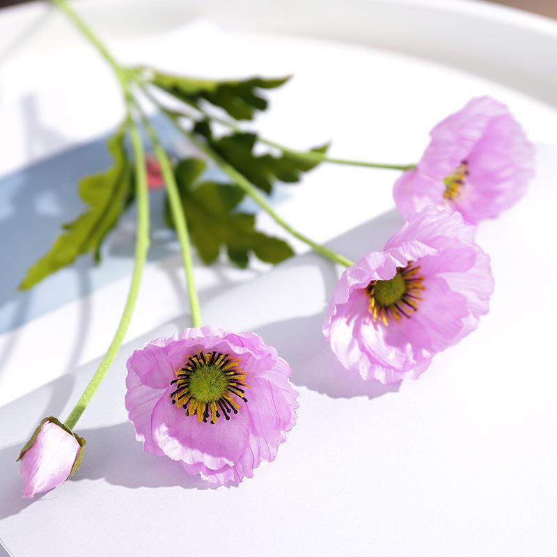 

Искусственный цветок мак Юй Мэй искусственный цветок имитация растения свадебное украшение дома горшечная цветочная композиция зеленое растение фиолетовый