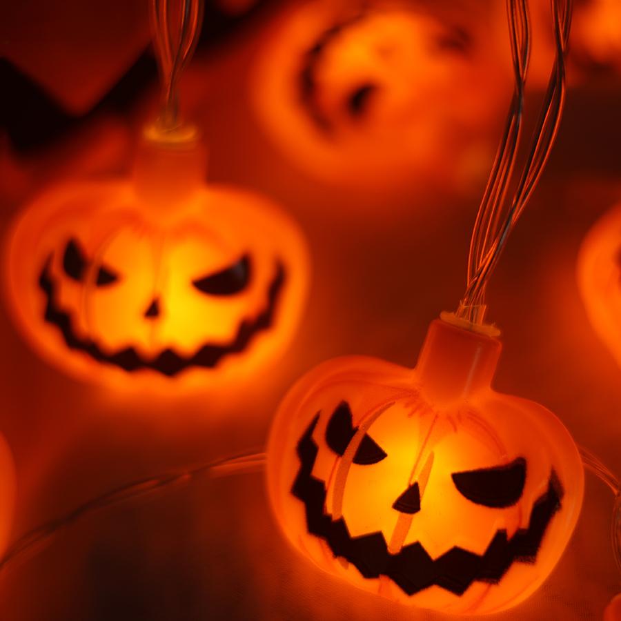 Halloween LED light string pumpkin mummy festival decoration atmosphere light outdoor courtyard scene decoration light