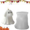 Halloween Ghost Candle Mold 3D Puppy/cat Figurine Silicone Mold Suitable for making candles aromatherapy gypsum wax clay crafts