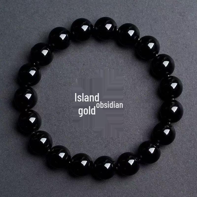 High-Quality Obsidian Bracelet: Unisex Good Luck and Prosperity Charm