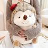 Lifelike Hedgehog Plush Toy Fluffy Hedgehog Plushie New Hedgehog Stuffed Doll  Xmas Gift
