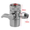 Innovative Faucet Diverter Solution Made from Zinc Alloy Material Switch Between Two Outputs Effortlessly at Home