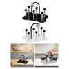 Cup Drying Rack 6 Cup Drainer Tumbler Dryer to Clean Ornament with Handle Mugs