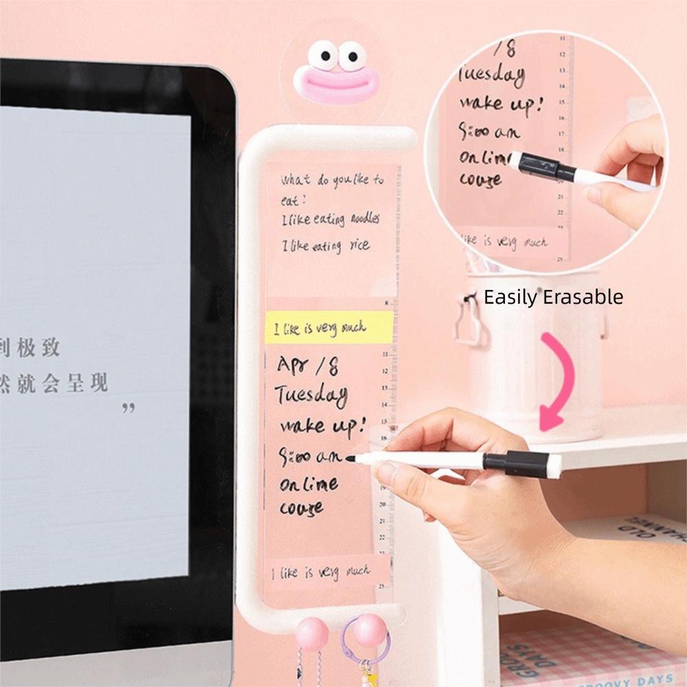 Multi-functional Display Message Board Transparent Computer Sticky Note  for Desk Accessories