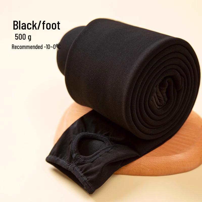 Women's Velvet Thick Base Layer Pants: Perfect for Spring & Autumn, Petite & Plus Sizes, Slimming, Foot-Covering, Wear Outside, Cotton, and Versatile.