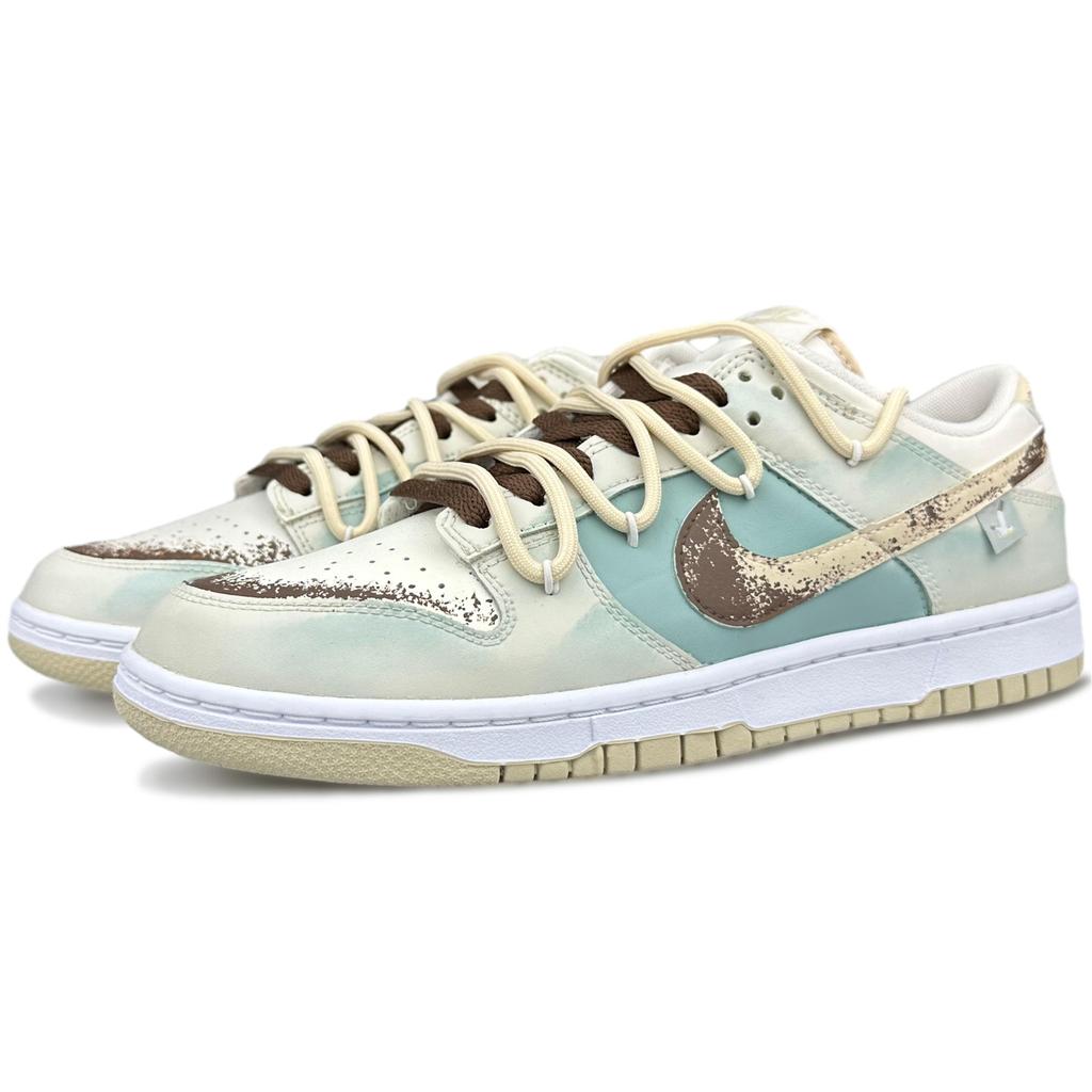 Nike Dunk Skateboard Shoes Men's Low top Beige DV0831-003(Team79-)
