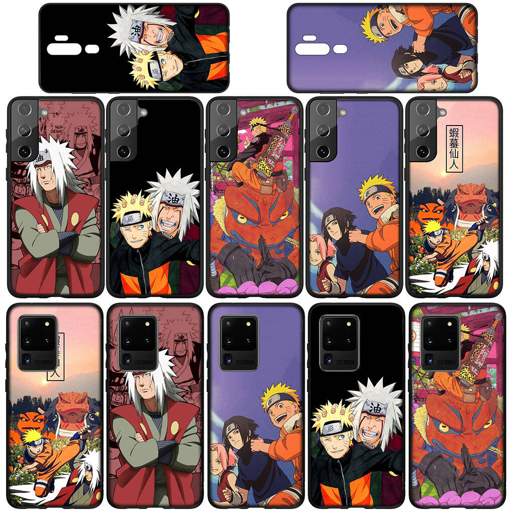 Phone Case for Samsung Galaxy S25 S23 S24 Ultra FE Plus A05 A06 A15 A16 A36 A37 A35 A54 A55 A56 A57 A25 A26 A53 A17 Jiraiya Itachi Uchiha Anime Naruto