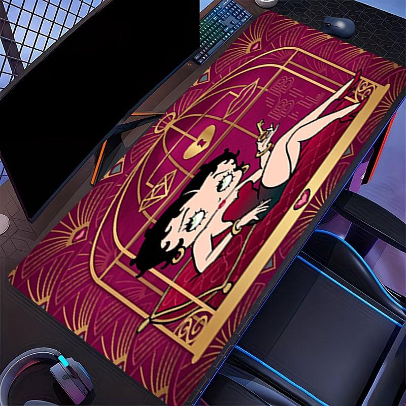 Betty Boop Print Mouse Pad, for Keyboard Pad Laptop PC Mat for Office Home Use, Desk Decor, Perfect Birthday Gift for Gamers