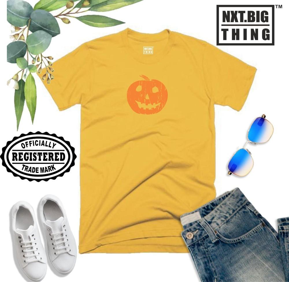 Halloween Pumpkin T Shirt Ghost Witch Trick Or Treat Scary Horror Gift Unisex Top