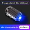 Car solar LED wireless anti-theft warning lamp flashing warning lamp alarm fake anti-theft decoration lamp