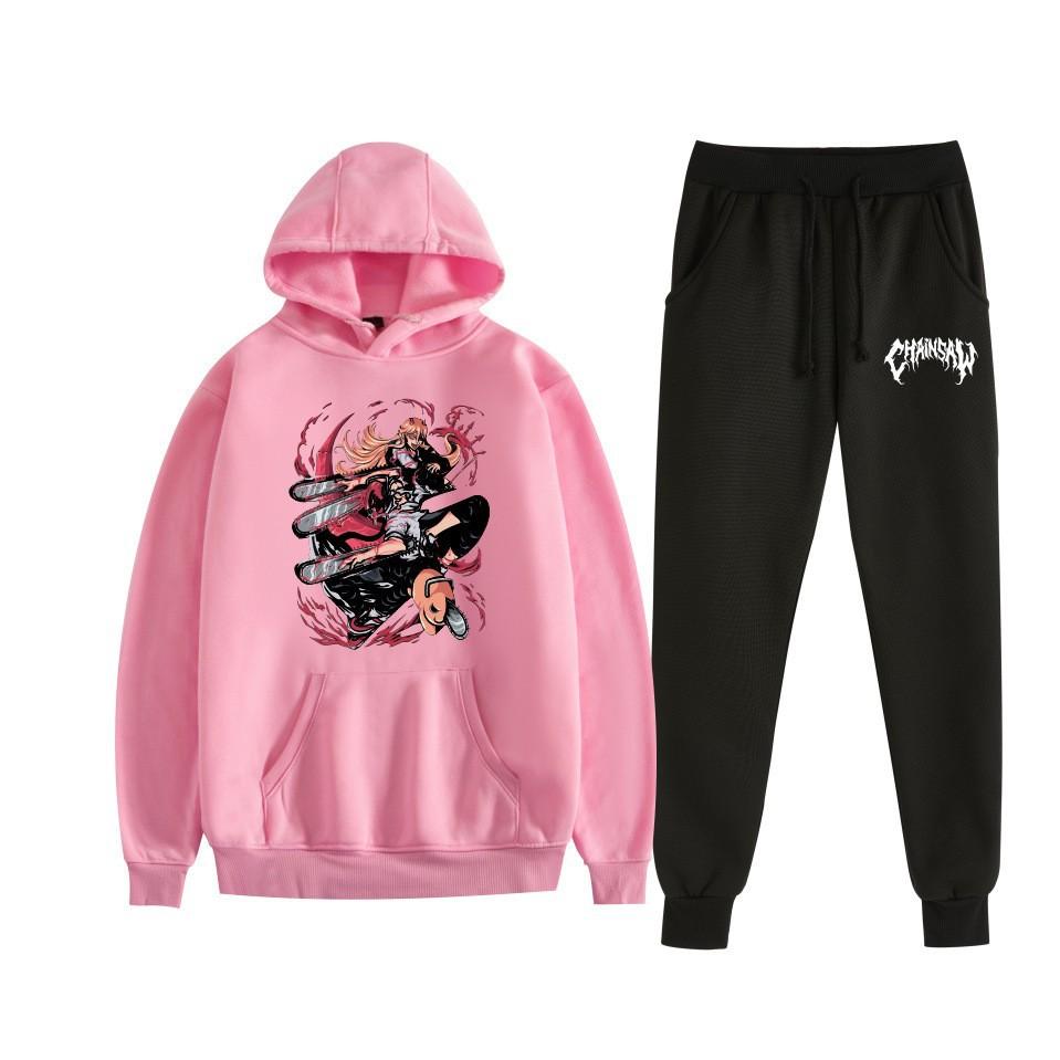 Chainsaw Man Chainsaw Man Anime Loose Hooded Sweater Set Hoodie Spot