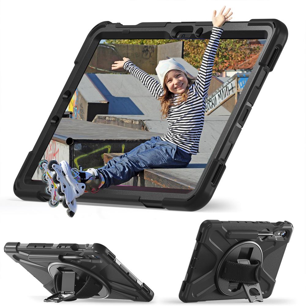 Stoßfestes Etui Galaxy Tab S9 FE/S9/S10 FE-Schwarz